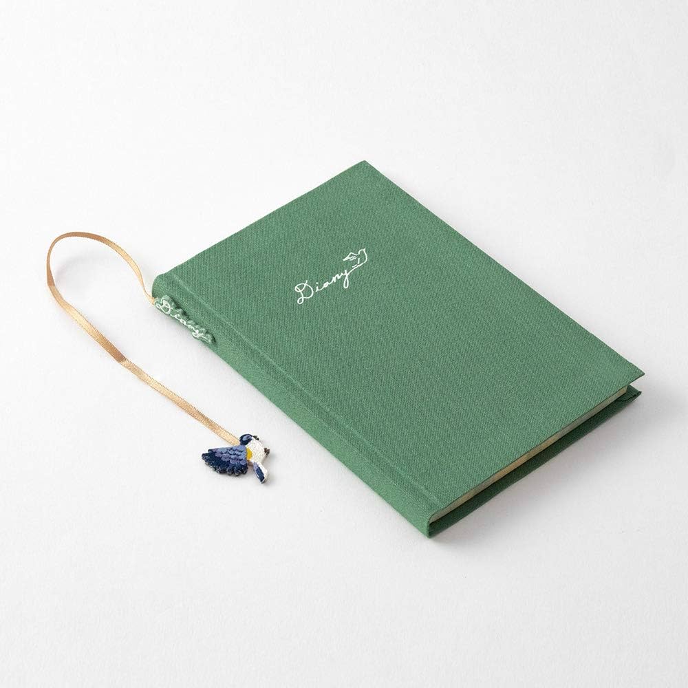 しおり Amazon.co.jp: ミドリ 日記 刺繍しおり付 トリ柄 12888006